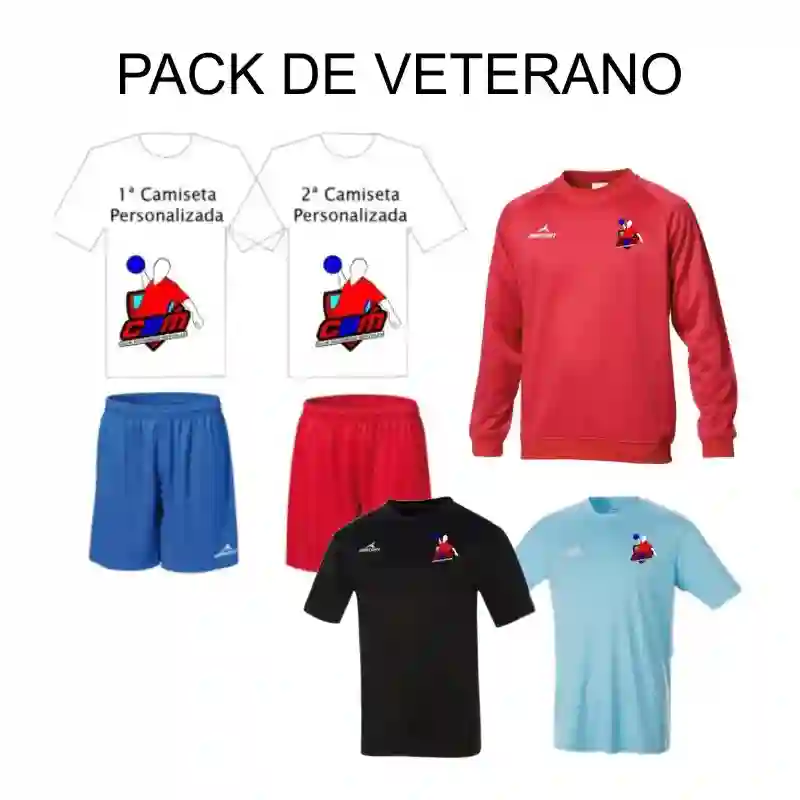 PACK OFICIAL CB MOSTOLES VETERANO CBMPJSVET