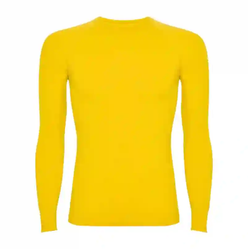 First yellow thermal t -shirt