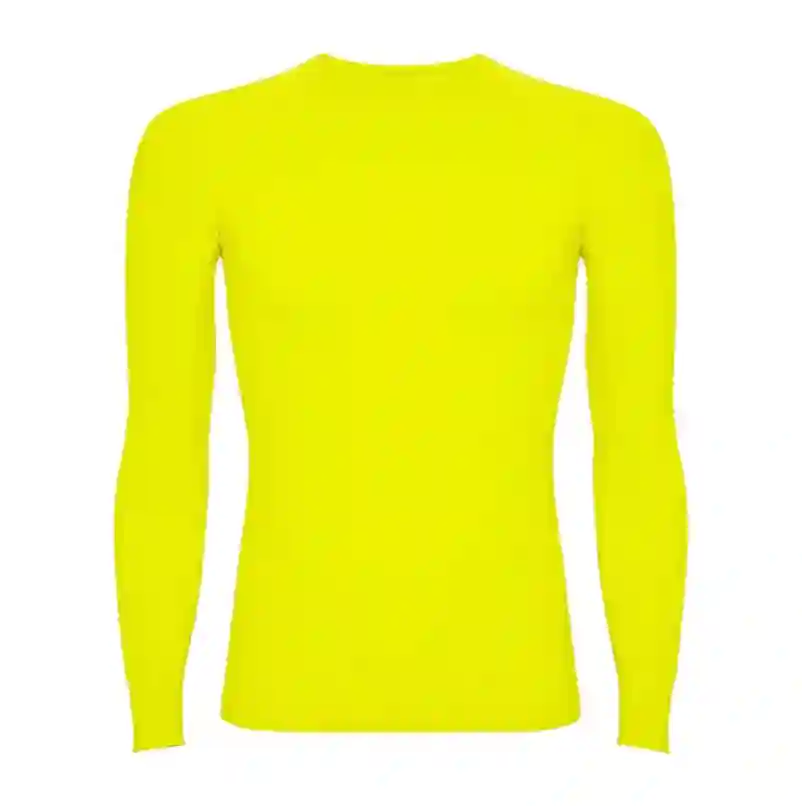 CAMISETA TERMICA PRIME AMARILLO FLUOR