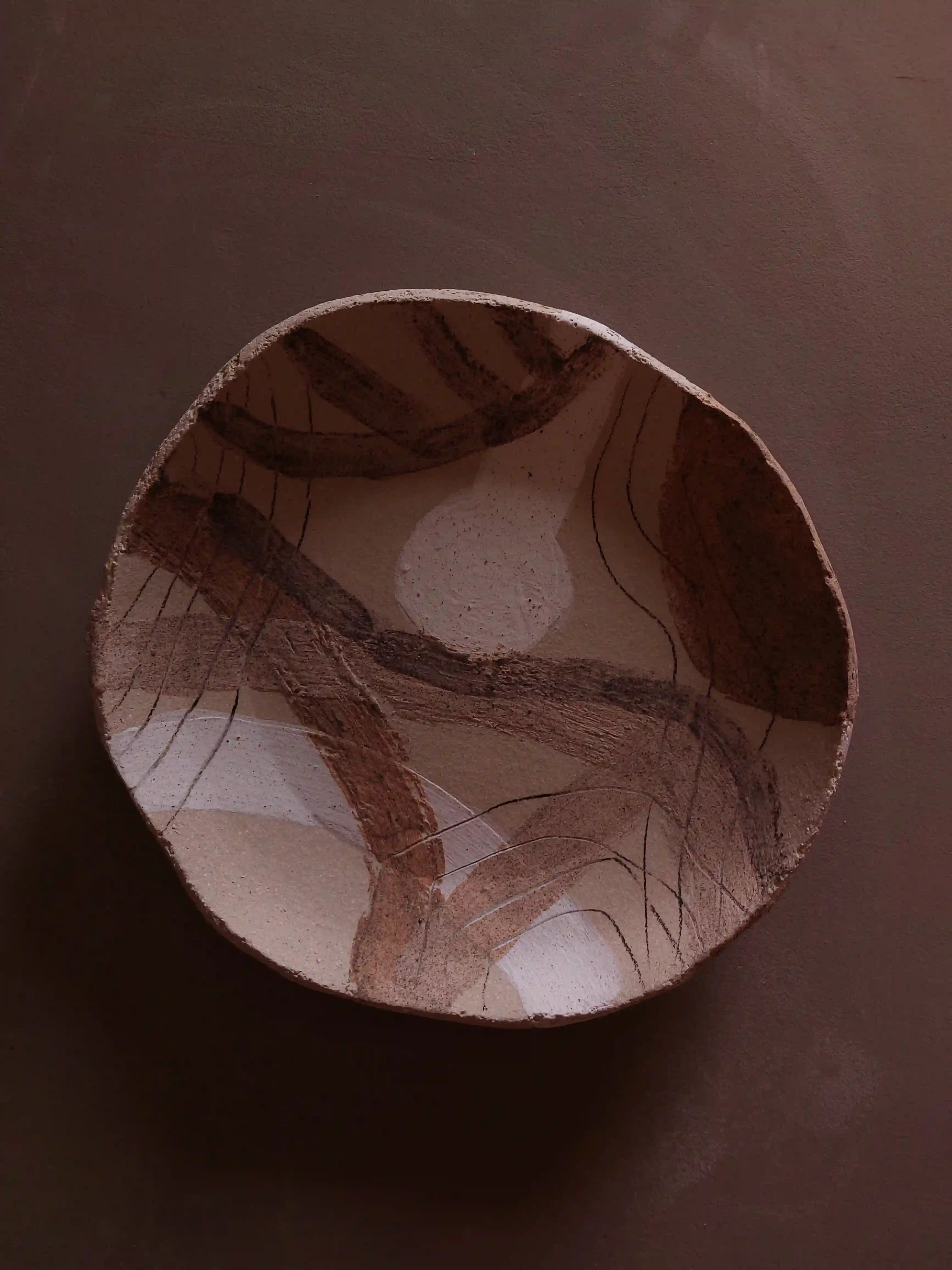 Plato de cerámica de autor