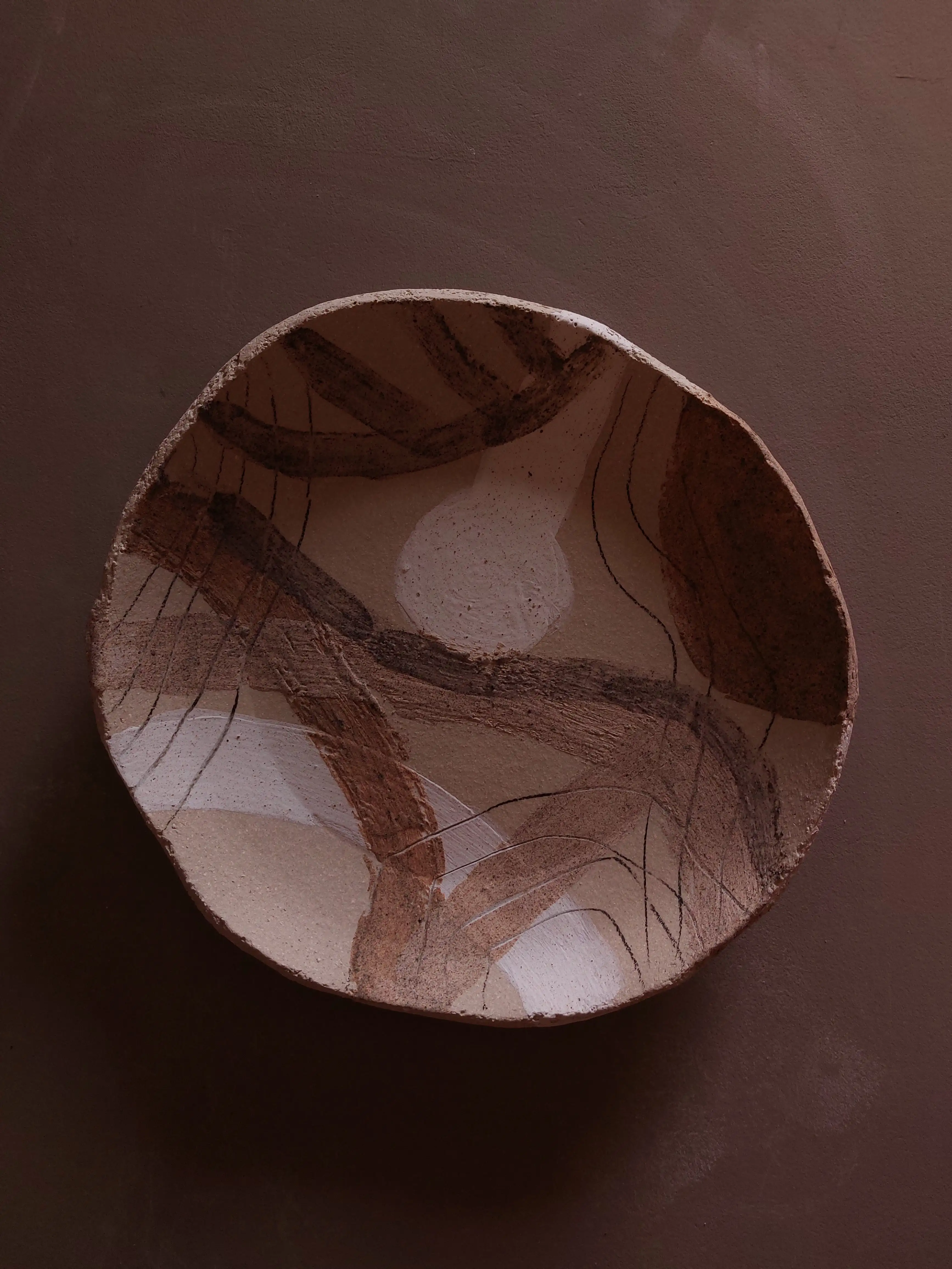 Plato de cerámica de autor