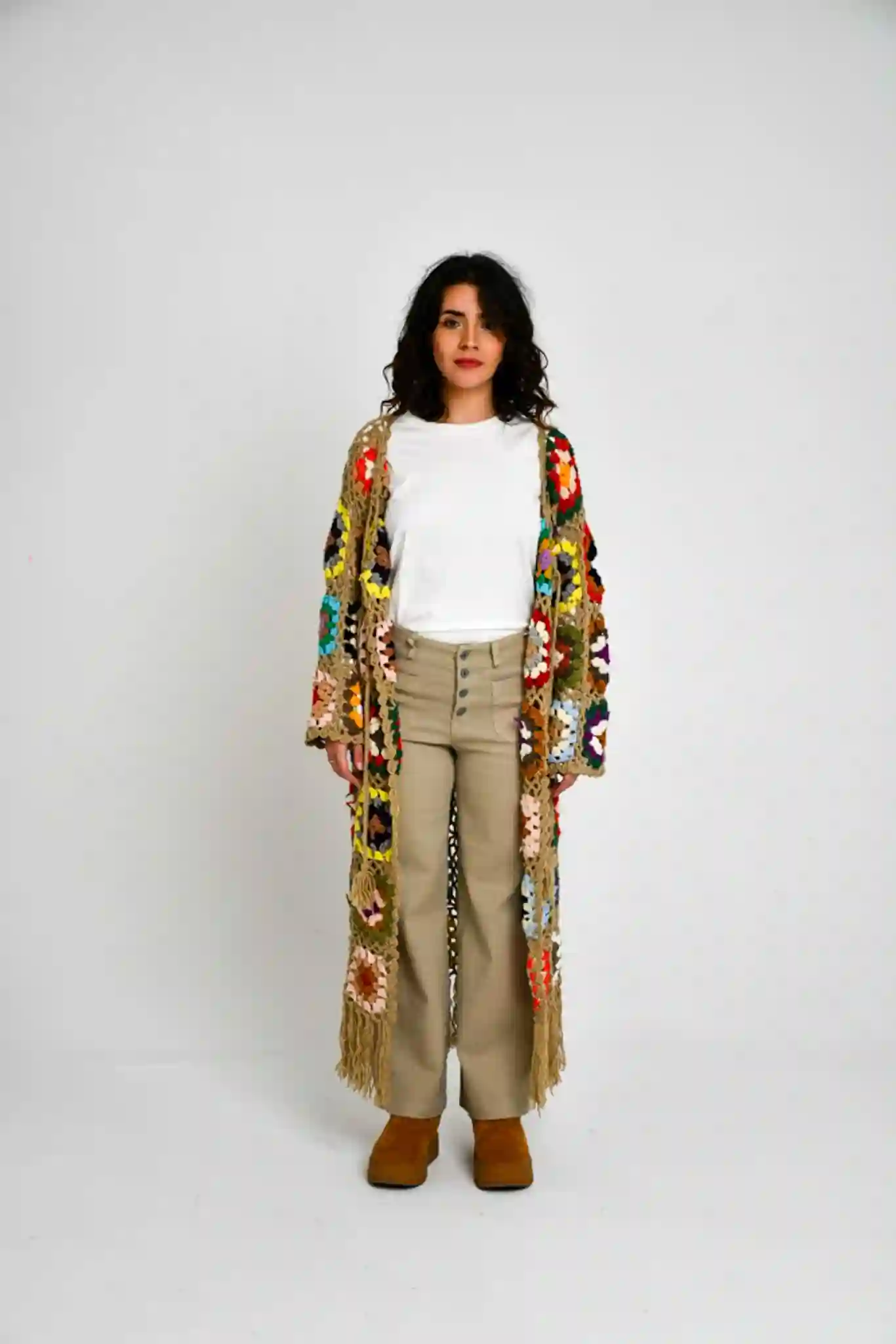 Long beige pockets