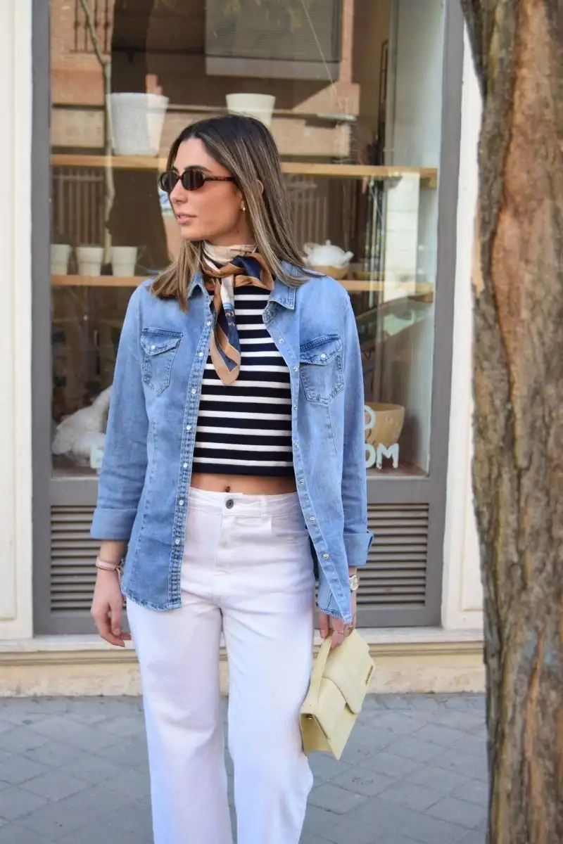 Denim shirt