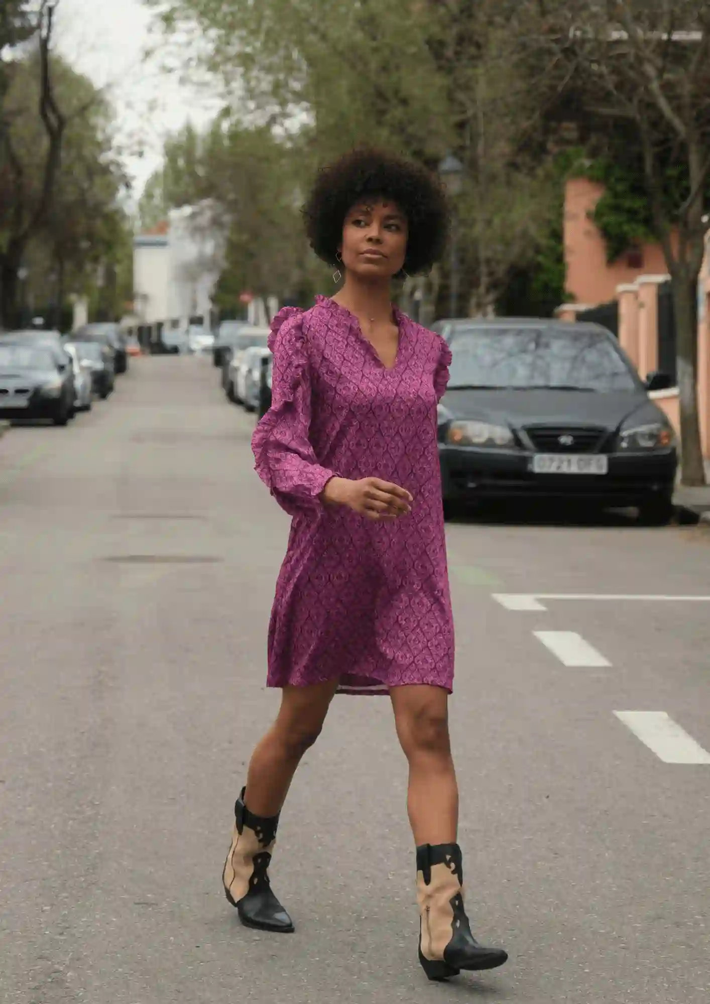 VESTIDO CORTO BUGANVILLA