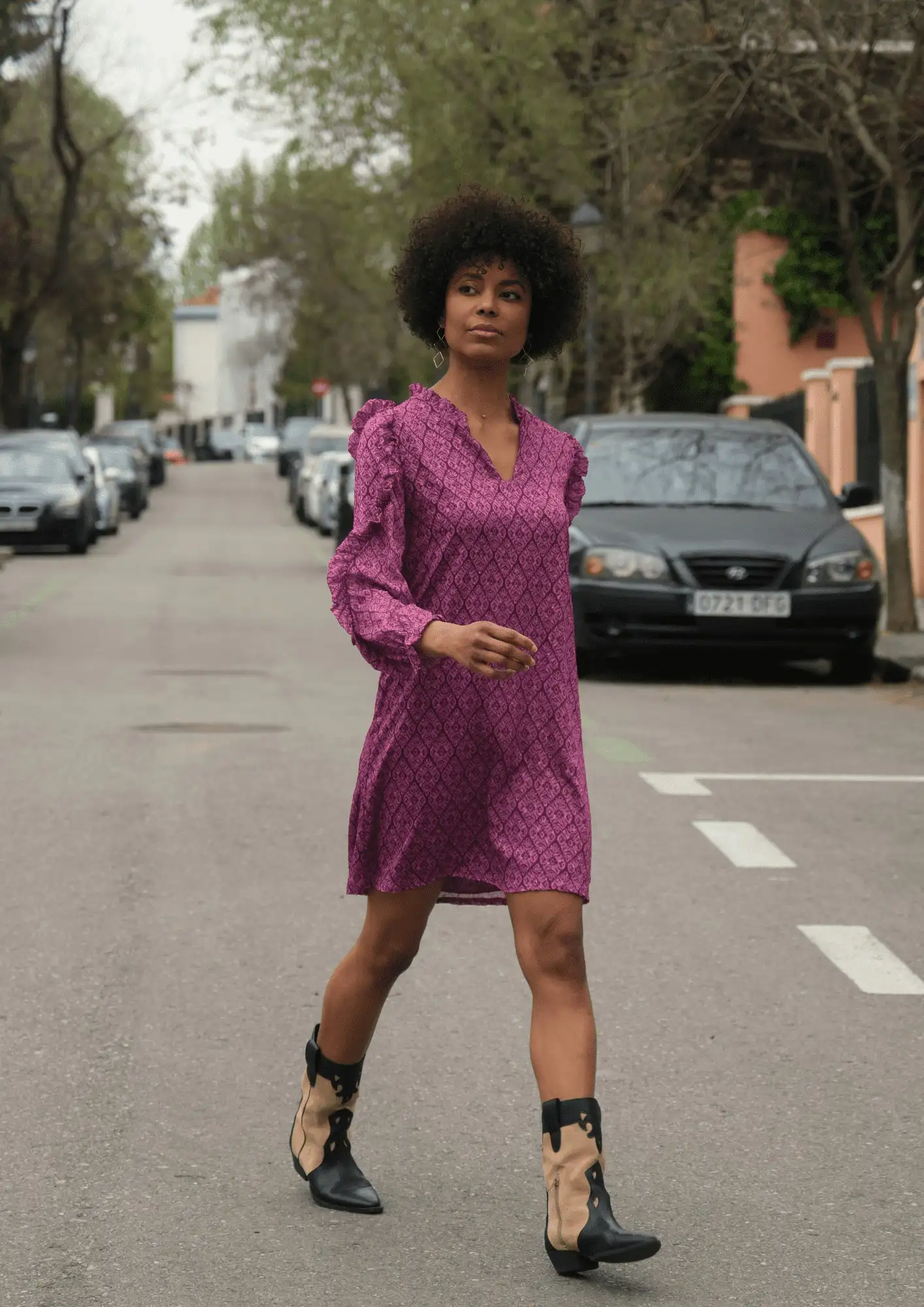 VESTIDO CORTO BUGANVILLA