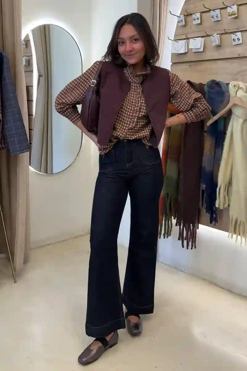 Flying cotton blouse