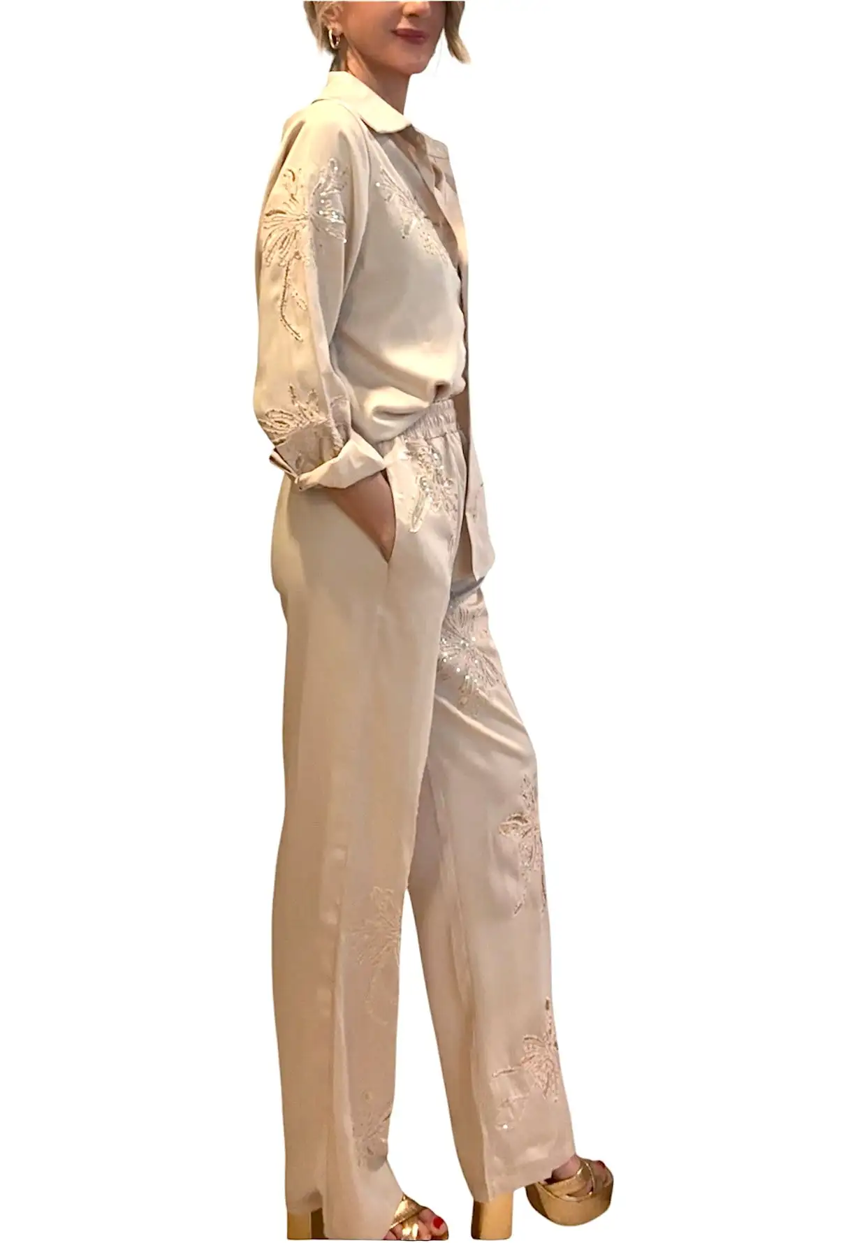 Conjunto Vanessa beige claro - Imagen 3