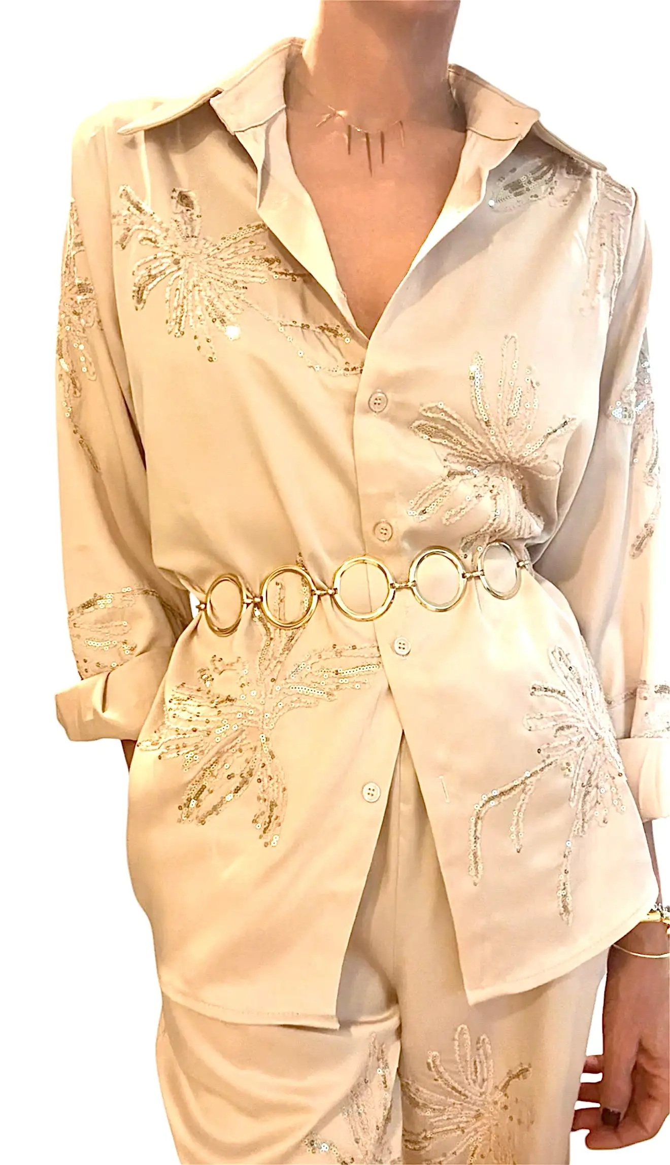 Conjunto Vanessa beige claro - Imagen 4