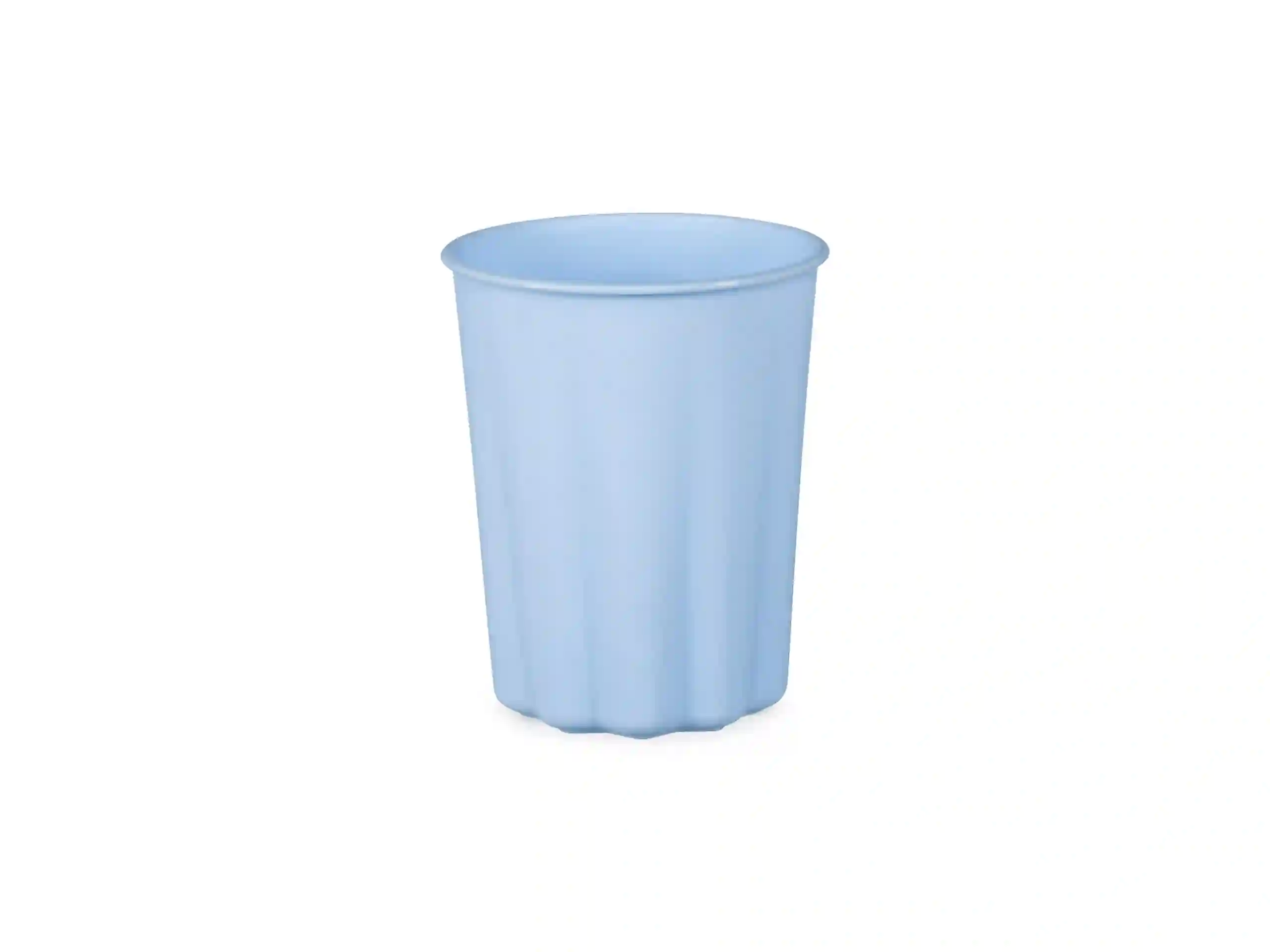 Plastic blue glass - 4ud