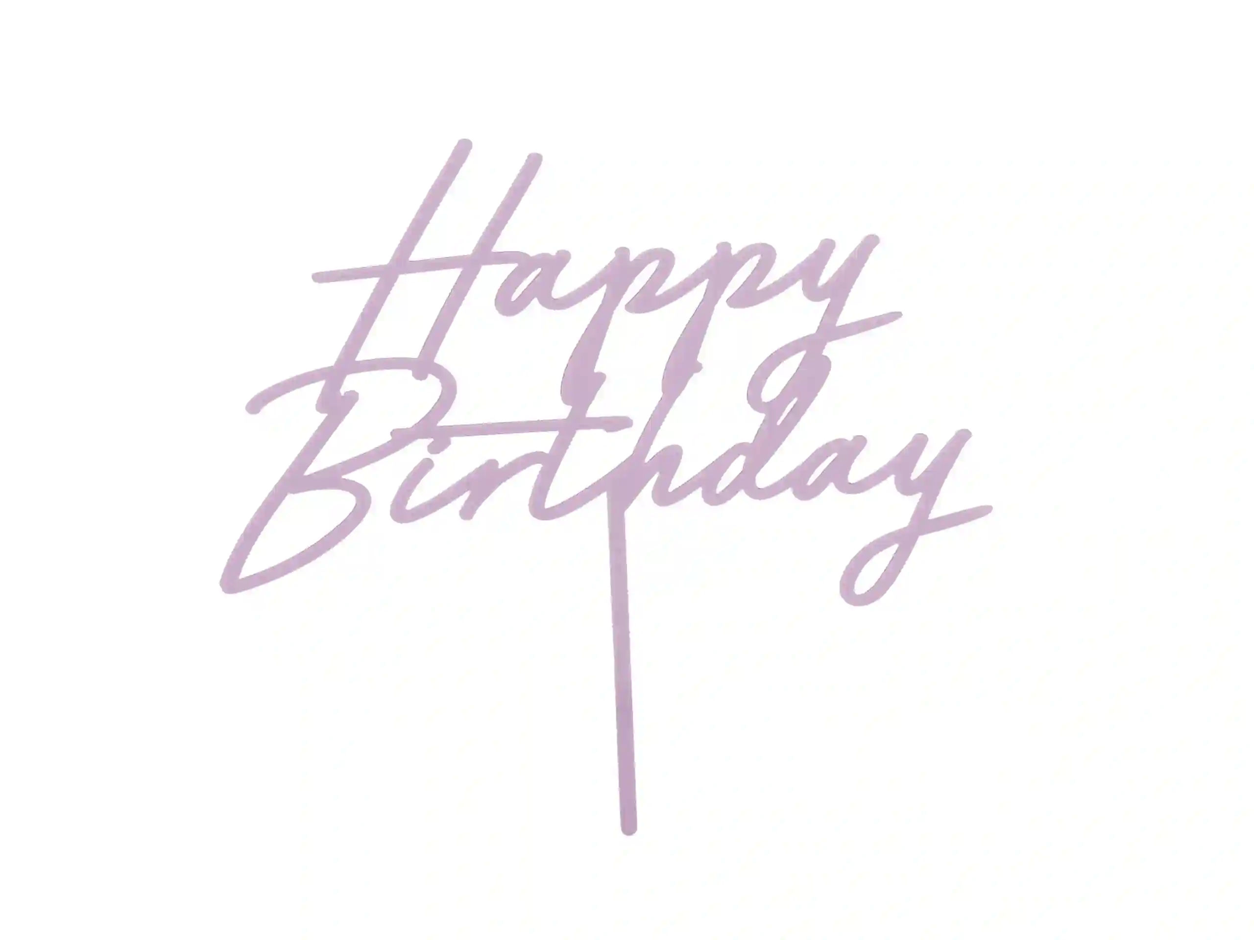 TOPPER HAPPY BIRTHDAY LILA