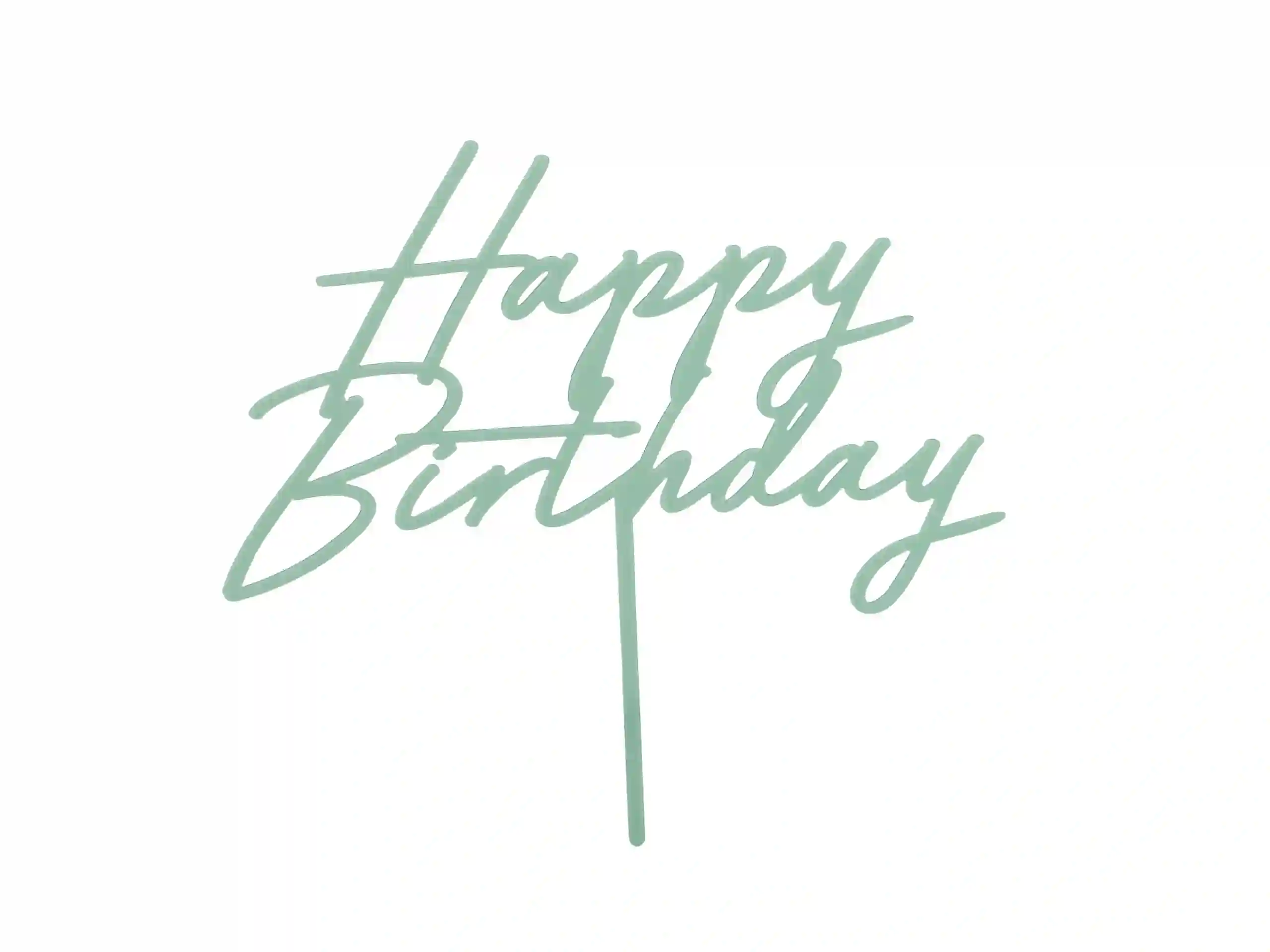 TOPPER HAPPY BIRTHDAY MENTA