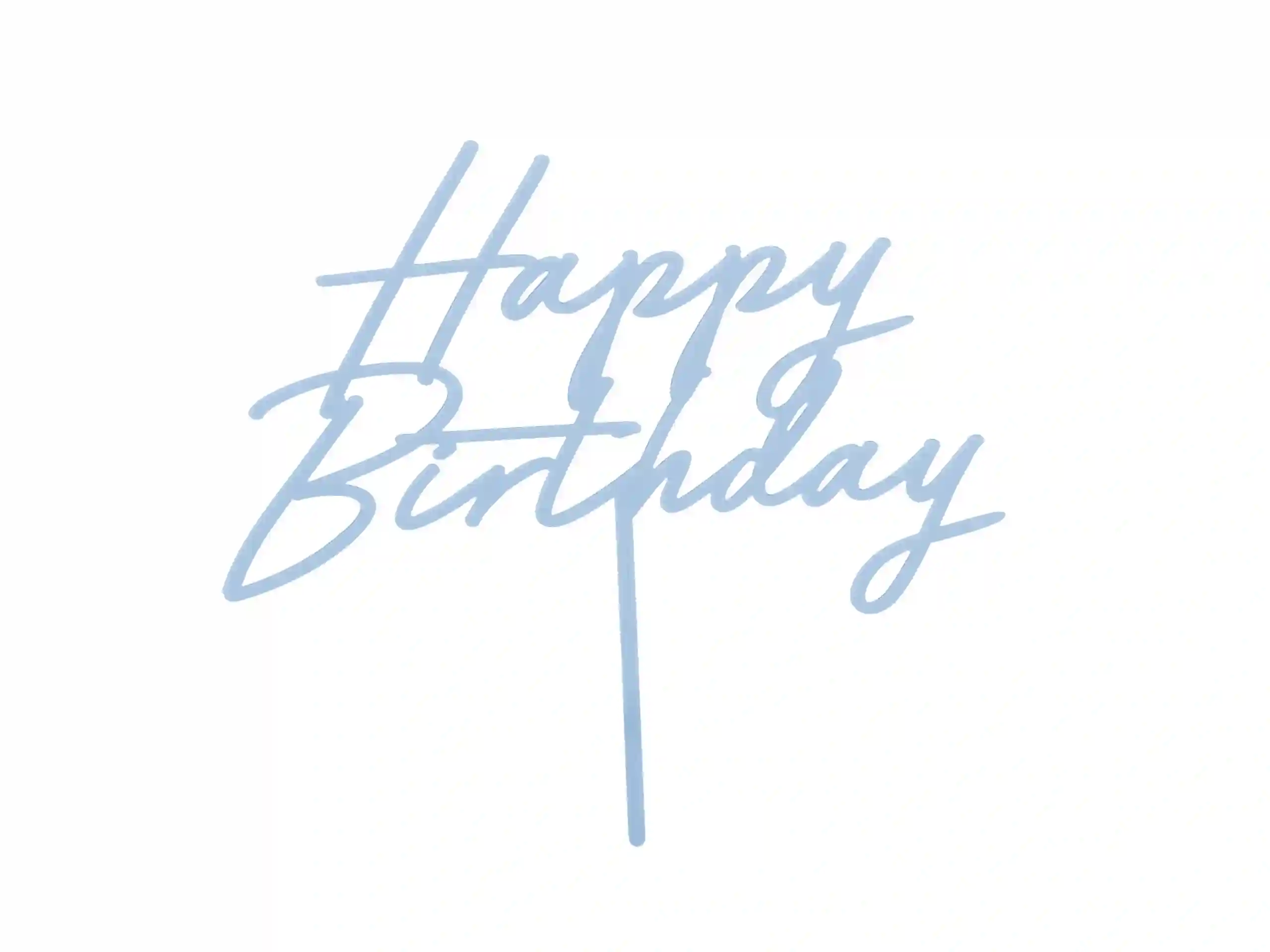 TOPPER HAPPY BIRTHDAY AZUL