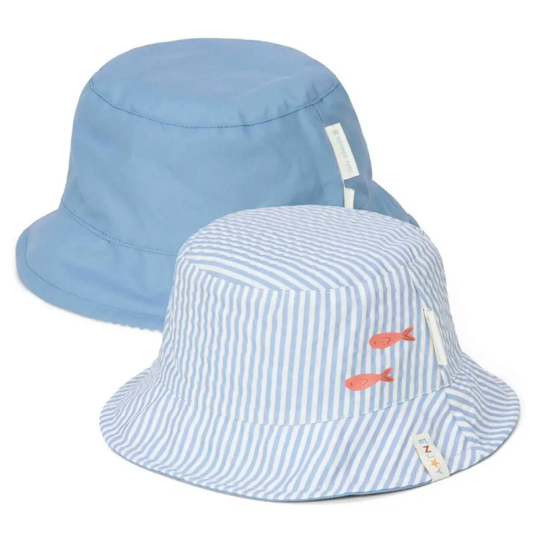 Gorro reversible rayas Ocean Little Dutch