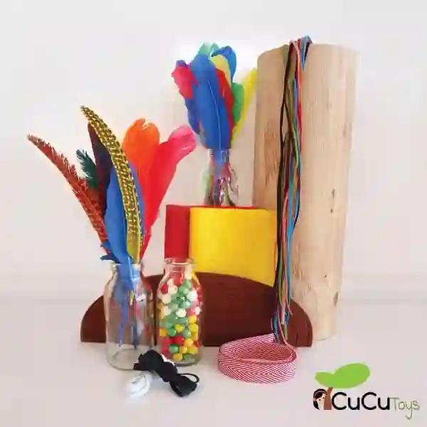 Seedling - Penacho de Plumas Indio para diseñar, juguete creativo