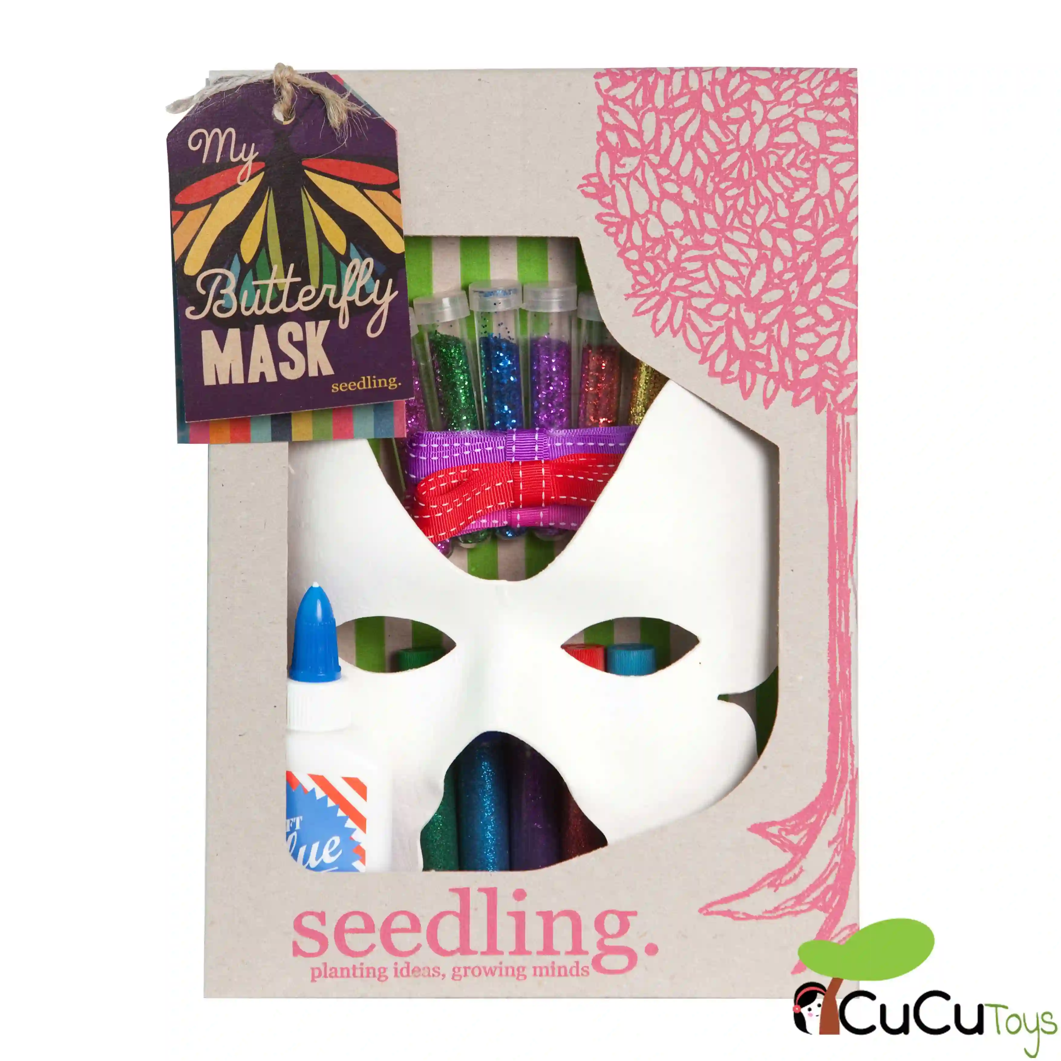 Seedling - Máscara de mariposa para diseñar, juguete creativo