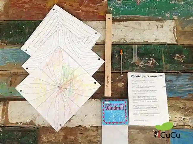 Seedling - Molino de Viento para diseñar, juguete creativo