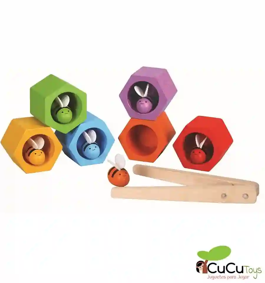 Plantoys - Colmena de abejas de madera,  juguete educativo