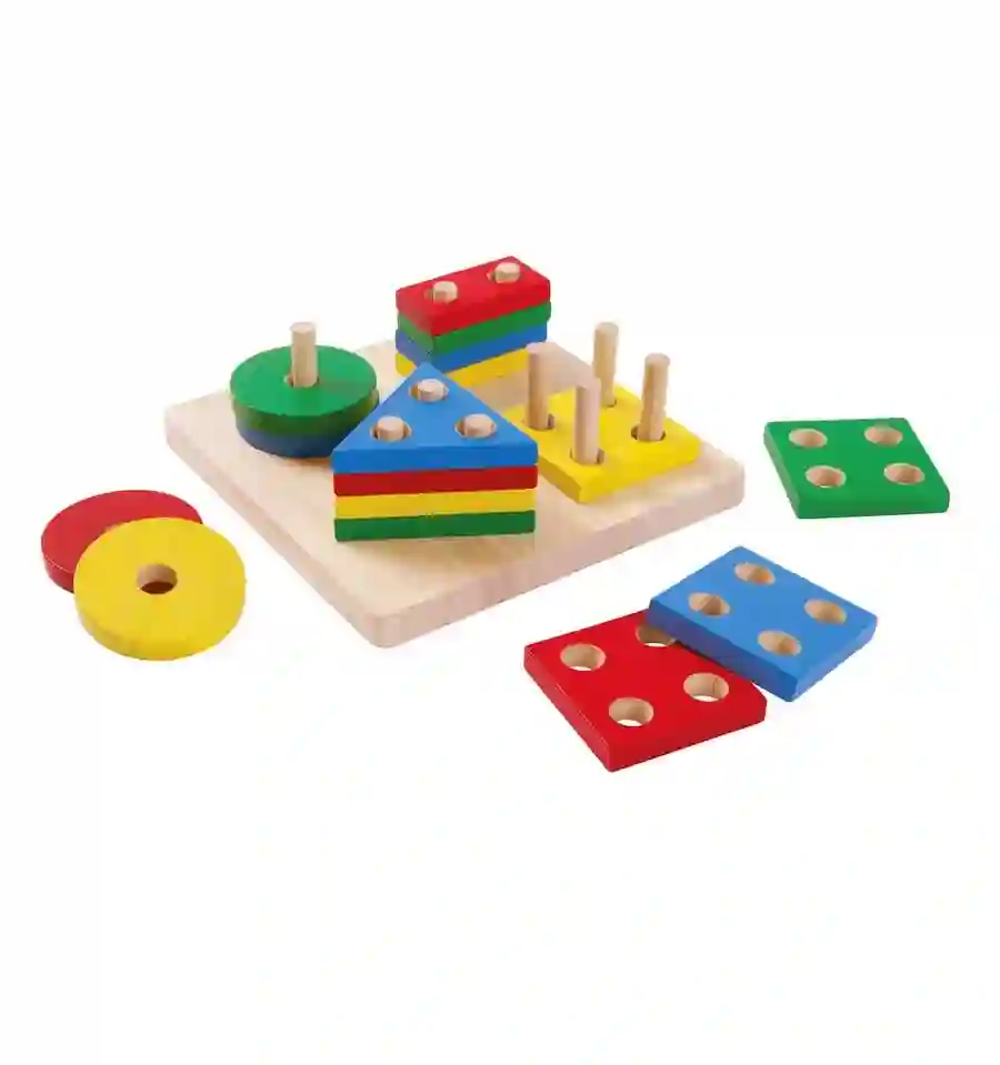 Plantoys - Figuras geométricas, juguete educativo