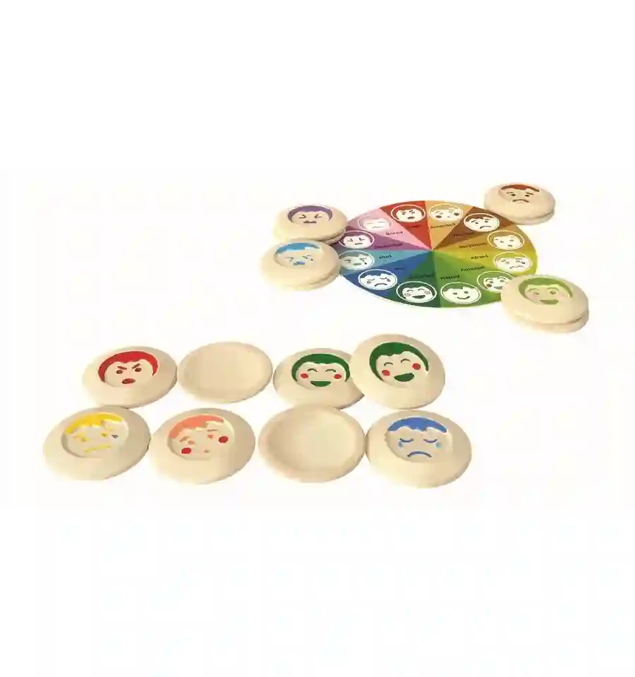 Plantoys - Memo Los estados de ánimo, juguete educativo