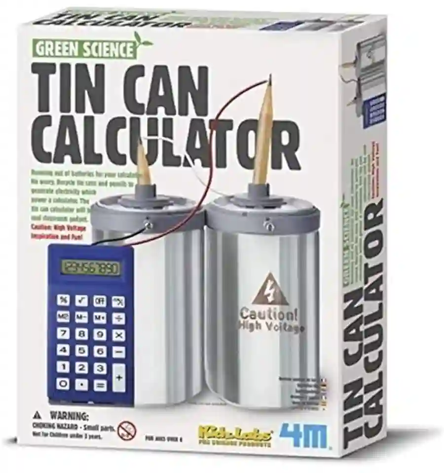 4M - Green Science cans calculator, educational toy