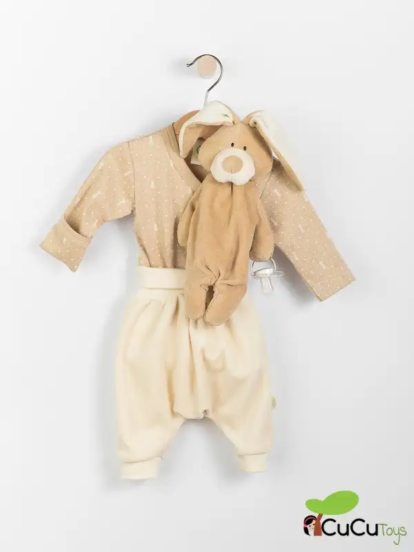 Wooly Organic - Baby Ropita set - Raw color