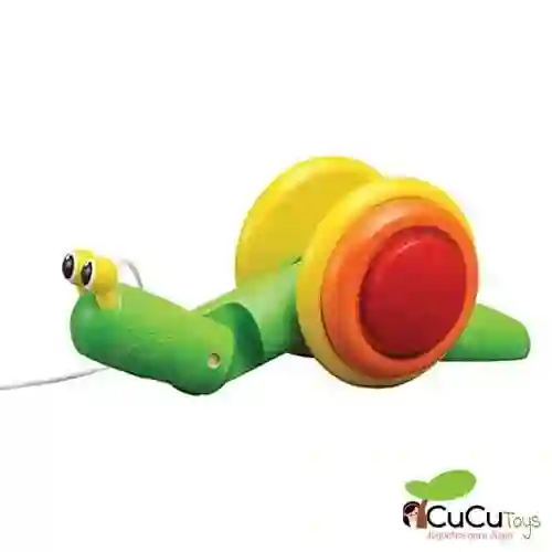 Plantoys - Arrastre de madera, Caracol de paseo