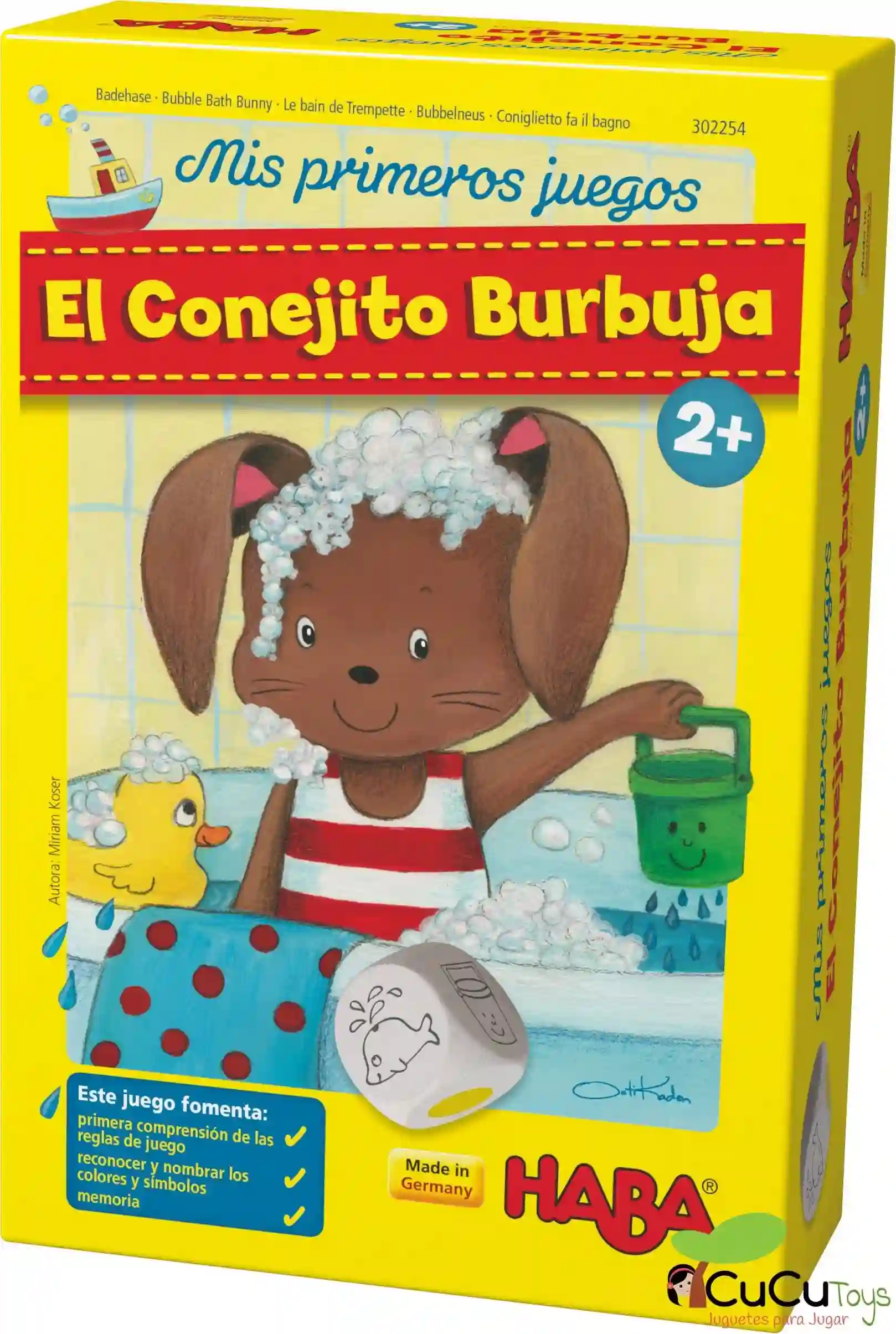 HABA - Mis primeros juegos: El Conejito Burbuja, juego de mesa