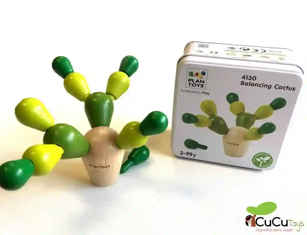 Plantoys - Lata Mini cactus en equilibrio