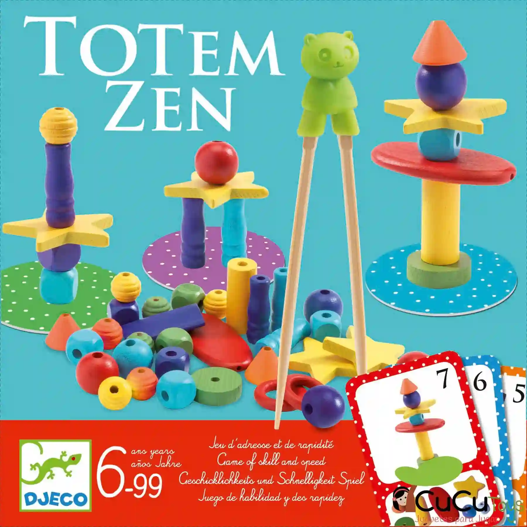 Djeco - Totem Zen, juego de habilidad