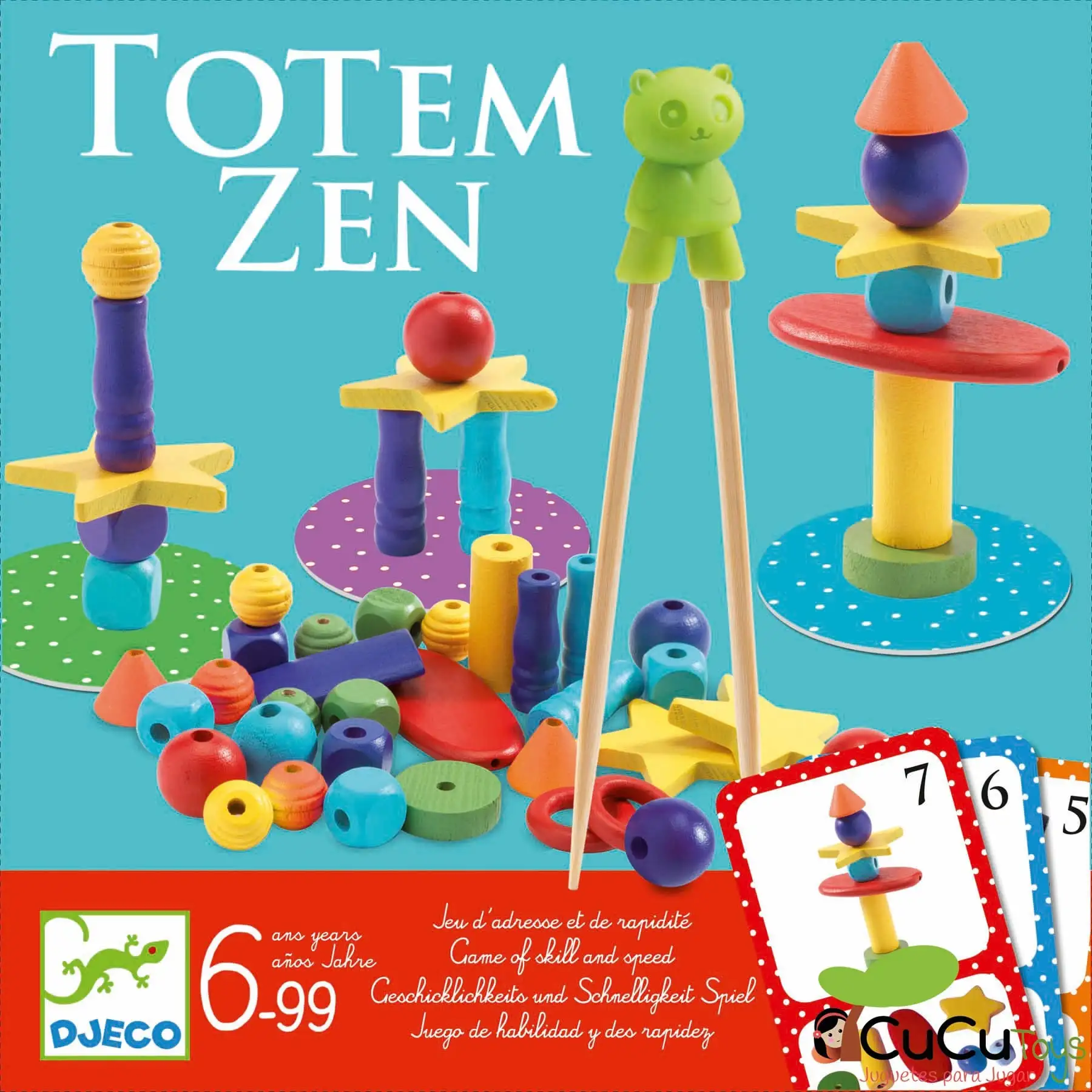 Djeco - Totem Zen, juego de habilidad