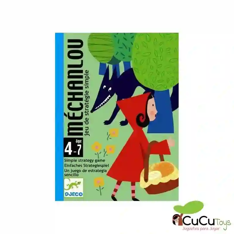 Djeco - Méchanlou, juego de cartas