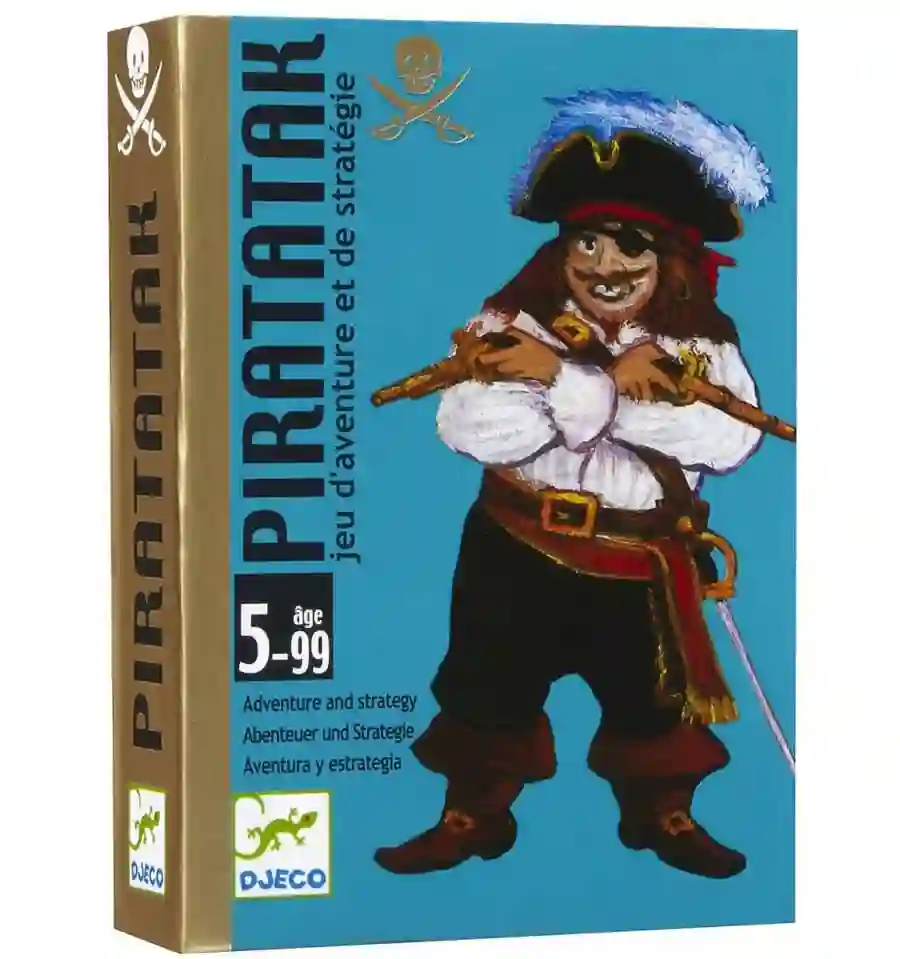 Djeco - Piratatak, juego de cartas