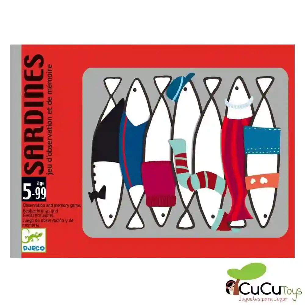 DJECO - sardines, card game