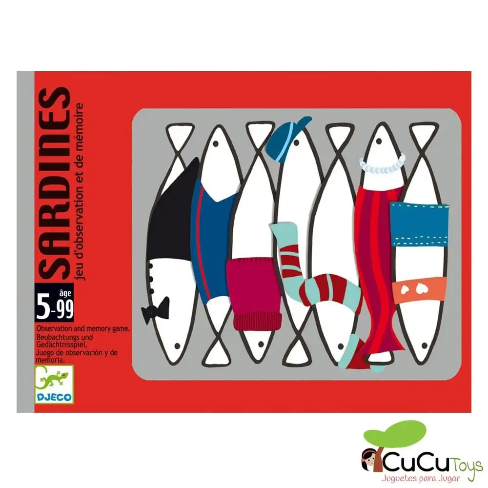 DJECO - sardines, card game