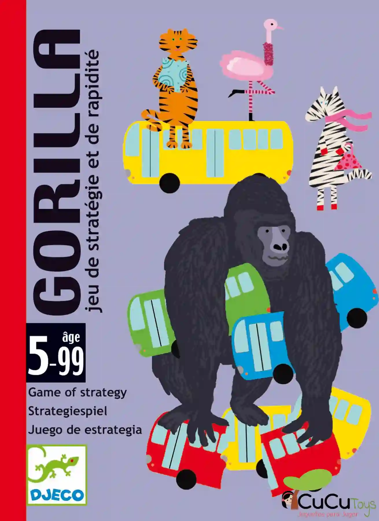 Djeco - Gorilla, juego de cartas