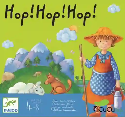Djeco - Hop hop hop, juego de mesa