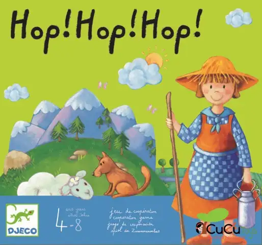 Djeco - Hop hop hop, juego de mesa