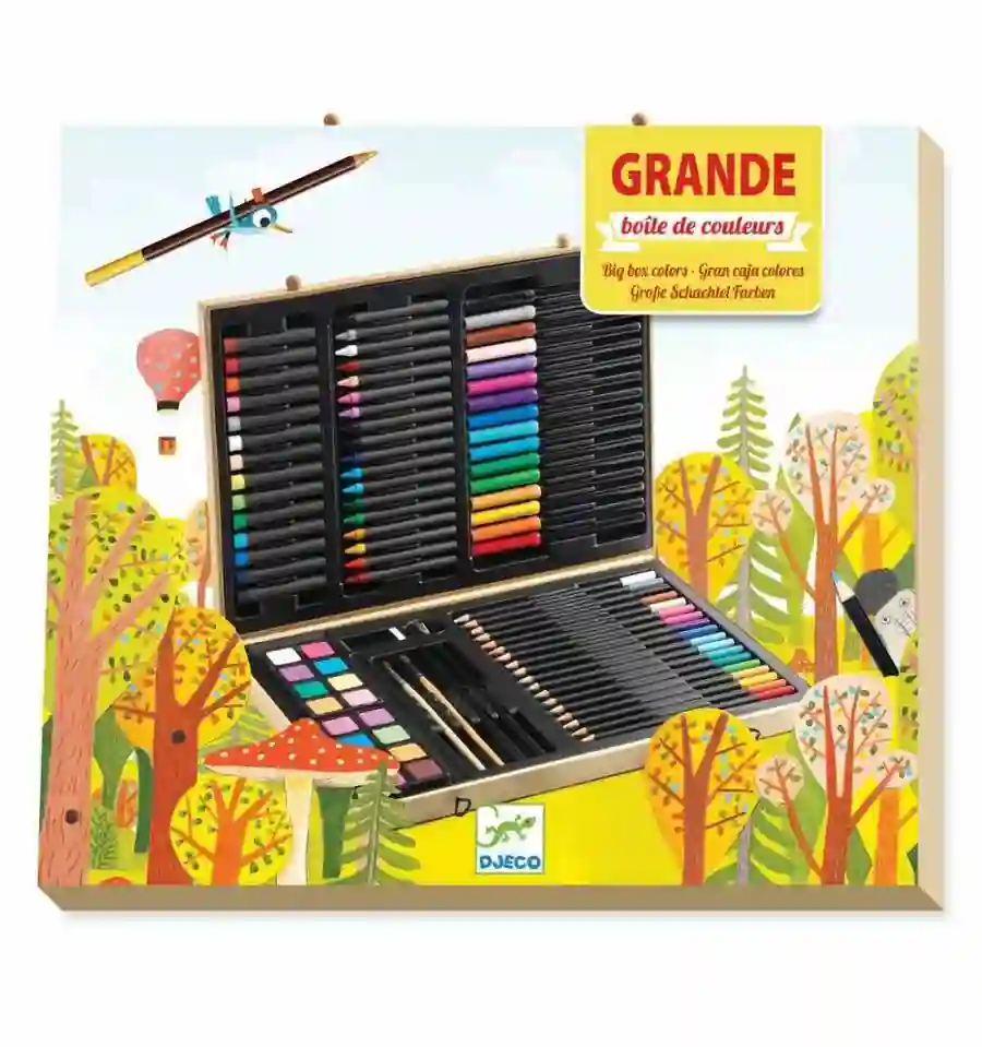 Djeco - Maletín de pintura grande