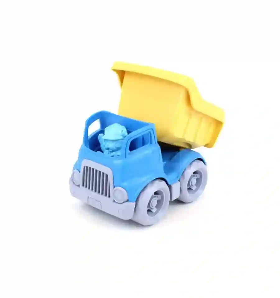 Greentoys - Volquete pequeño azul, juguete ecológico
