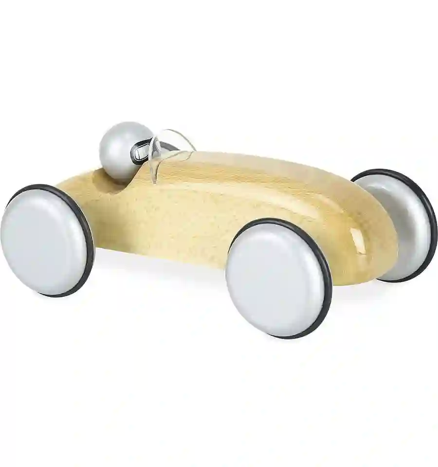Vilac - Coche de carreras Speedster natural, juguete de madera