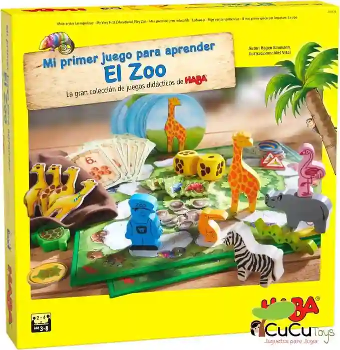 HABA - Mi primer juego para aprender: El Zoo, juego de mesa
