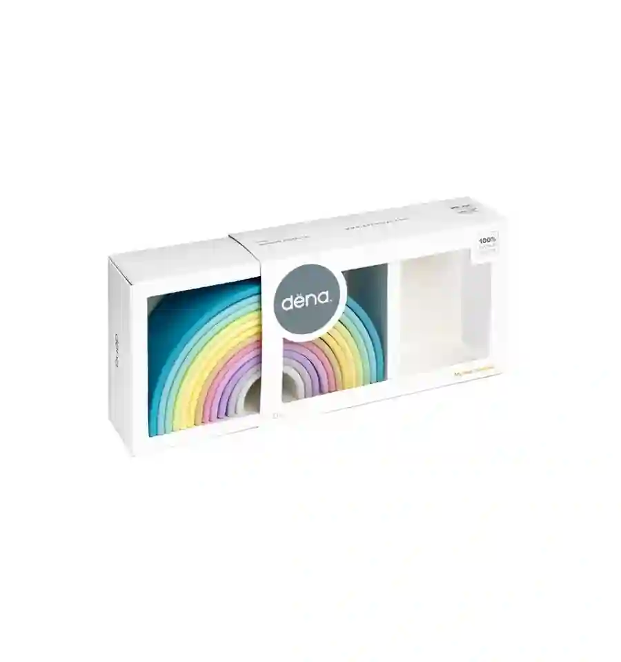 Dëna - Arcoiris Pastel 12x, silicone toy
