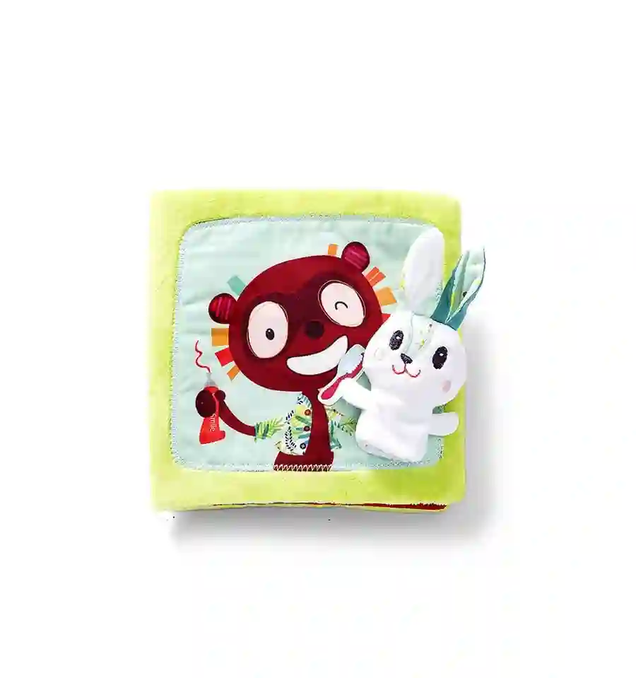 Lilliputiens - Libro de texturas El conejito dentista