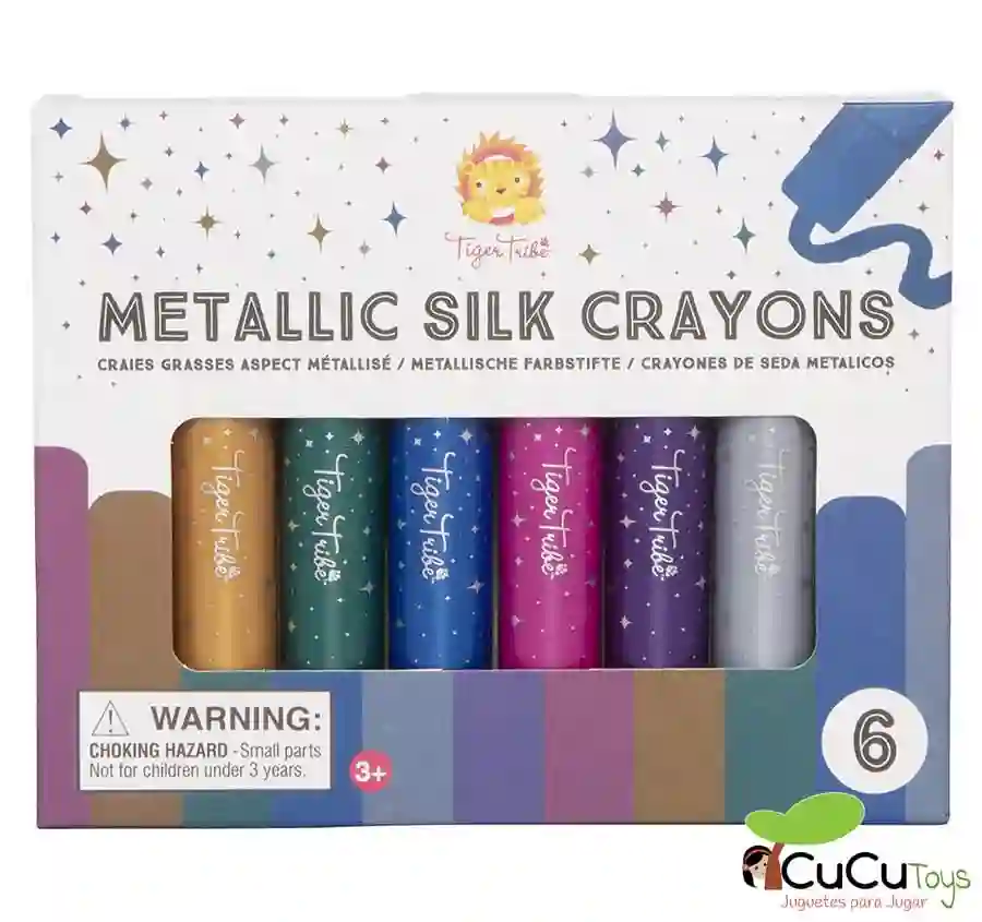 Tiger Tribe - Crayones de Seda Metalizada