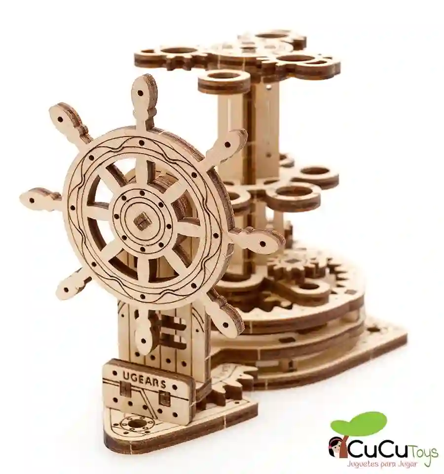 UGears - Timón Portalápices, kit de madera 3D