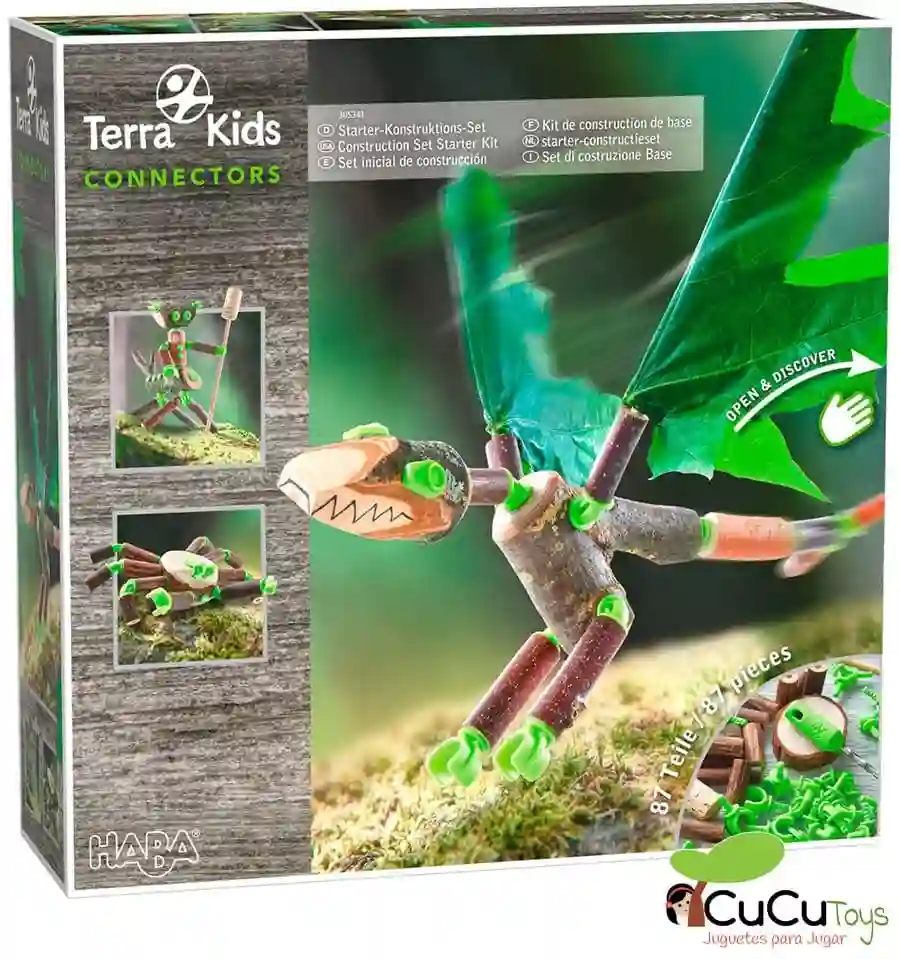 HABA - Terra Kids Conectores – Set inicial de construcción - Cucutoys