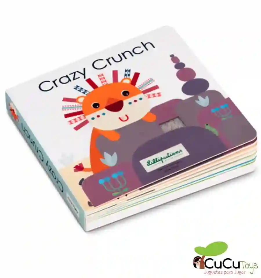 Lilliputiens - Libro de sonidos y texturas Crazy Crunch