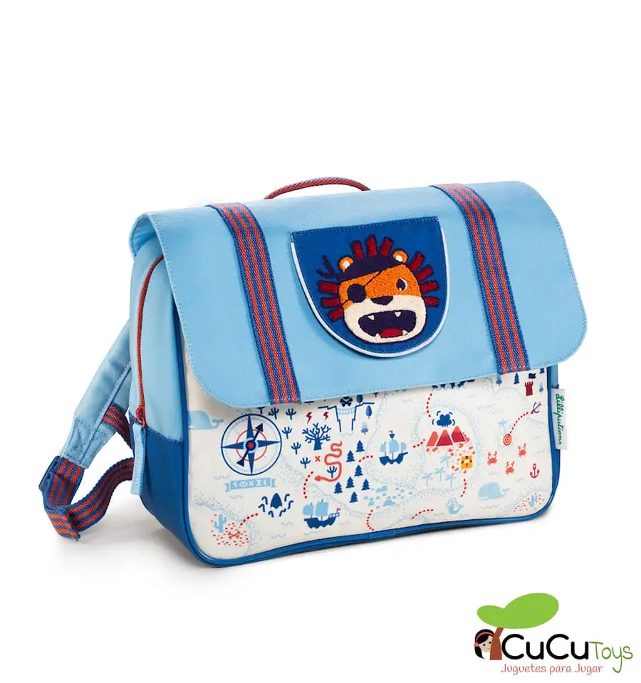 Lilliputiens - Cartera Jack el pirata A4 - Cucutoys