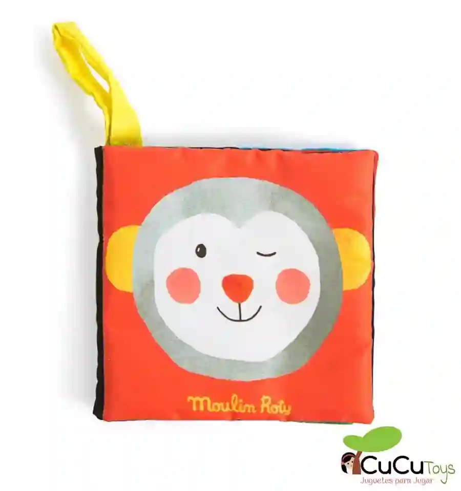Moulin Roty - Imágenes Popipop, libro de tela