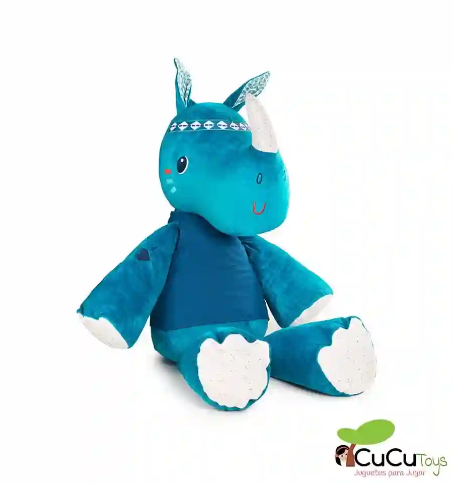 Lilliputiens - Gran peluche de Marius el rinoceronte 50cm
